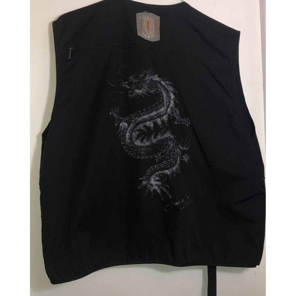 chiang mai dragon vest vtg. Size L.